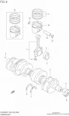 Piston gsx600f/w- gs (12111-19C30-0F0)