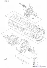 Plate, clutch rm250/ (21441-37E00-000)