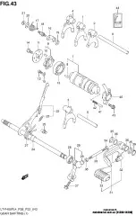Plate, gear shift ca (25380-44D00-000)