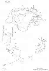 Plate,mud flap (63332-04600-000)