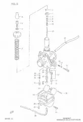 Plate,needle valve f (13373-05230-000)