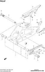 Plate,rr swgarm gsx- (61124-14J00-000)