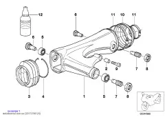 Качающийся рычаг заднего колеса Silber (33172338126)