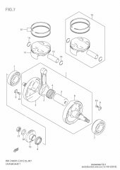 Ring set, piston rm- (12140-35810-000)
