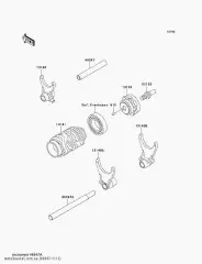 Тяга-зсува,OUT LONG KX125-M1 (490471111)