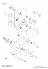 Rod set, cushion rm- (62600-35860-000)