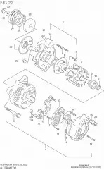 Rotor gsx750 gsx600f (31710-03F00-000)