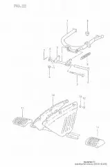 Rubber,fr footrest (43551-02200-000)