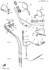 Ручка Руля Левая :: GRIP (L.H) (51Y-26241-00-00)