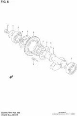 Shaft, crank balance (12651-38202-000)