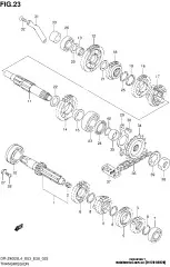 Shaft dr-z400 dr-z40 (24120-05D20-000)