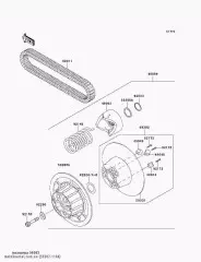 Шків-COMP,рухомий KAF950-B2 (593021104)