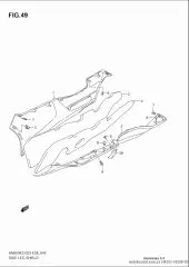 Shield leg side an65 (48181-10G00-YD8)