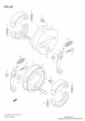 Shoe set brake lt80 (54400-40810-000)