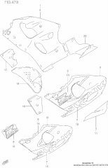 Tape gsx-r600/x (68195-34E70-Y3P)