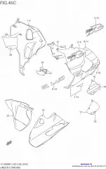 Tape set,cowl under, (68190-02FA0-Y7L)