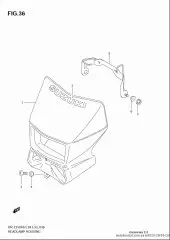 Tape,headlamp housin (68725-29F20-CLM)