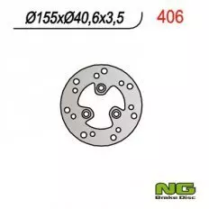 Диск гальмівний NG 406