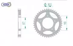 Зірка задня AFAM 14601-46