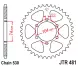 Зірка задня JT Sprockets JTR481.40
