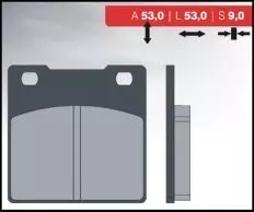 Колодки гальмівні дискові BRENTA FT 3054