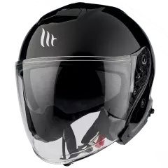 Шолом MT THUNDER 3 SV JET SOLID, Чорний глянцевий, M