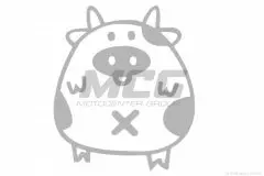 Наклейка декор PIG хром (HQ5)
