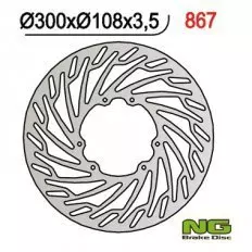 Диск гальмівний NG 867