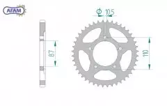 Зірка задня AFAM 14404-46