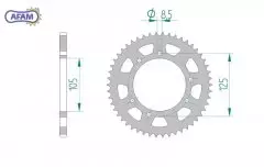 Зірка задня AFAM 47103-48