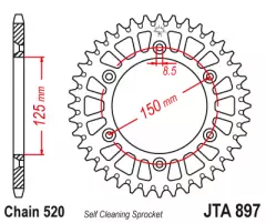 Зірка задня JT Sprockets JTA897.42