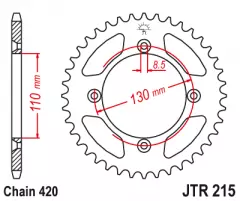 Зірка задня JT Sprockets JTR215.49