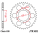 Зірка задня JT Sprockets JTR483.35