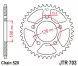 Зірка задня JT Sprockets JTR703.47