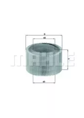 Фільтр повітряний KNECHT LX718
