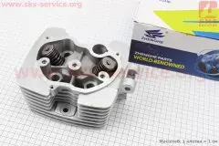 Головка циліндра CG 150cc діаметр 62мм в зборі з клапанами (ZHENGHE)