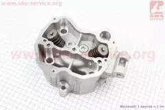 Головка циліндра CG 200cc діаметр 63,5мм з клапанами - водяне охолодження (Китай)