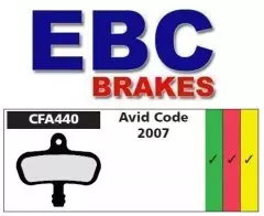 Колодки гальмівні дискові EBC CFA440