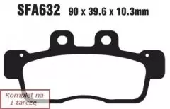 Колодки гальмівні дискові EBC SFA632