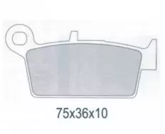 Колодки гальмівні дискові GALFER FD093G1396