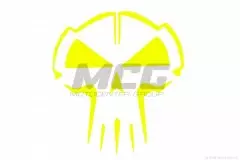 Наклейка декор SKULL (10x10) жовта (HQ5Y)
