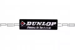 Наклейка шильдик DUNLOP (12х3) хром (4501)