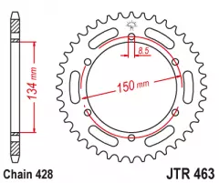 Зірка задня JT Sprockets JTR463.48