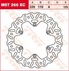 Диск гальмівний LUCAS MST266EC