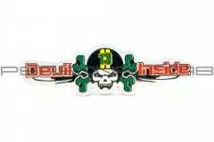 Наклейка DEVIL INSIDE (14х5)