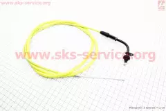 Трос газу Yamaha JOG жовтий трос 172см, кожух 159см (Китай)