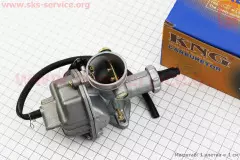 Карбюратор СВ/CG-150 дифузор 26мм дросель ручний (KNG)