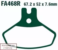 Колодки гальмівні дискові EBC FA468R