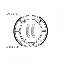 Колодки гальмівні барабанні LUCAS MCS853