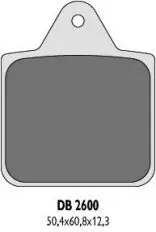 Колодки гальмівні дискові DELTA DB2600QD-D